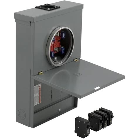 electric meter to circuit breaker box|combination meter base breaker panel.